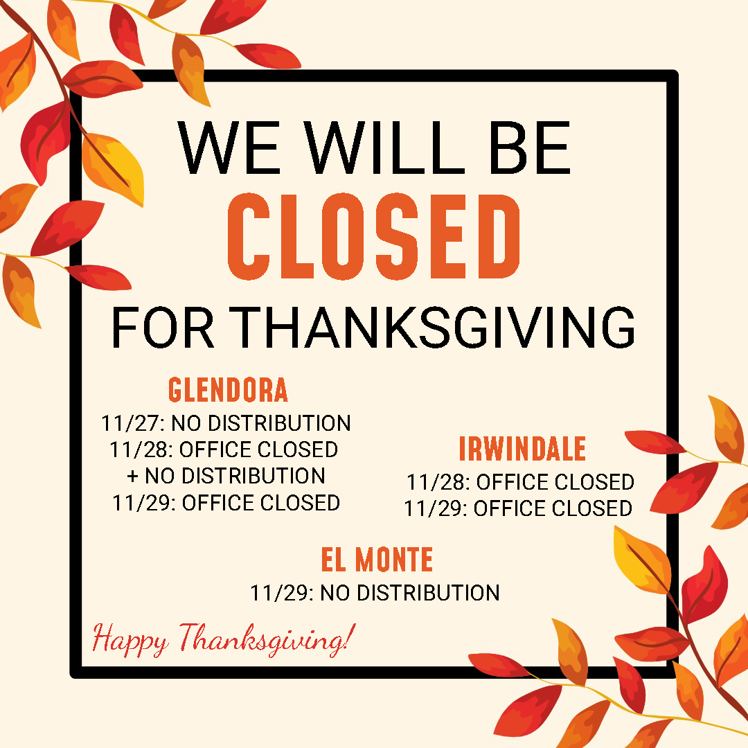 Thanksgiving Week Hours 2024