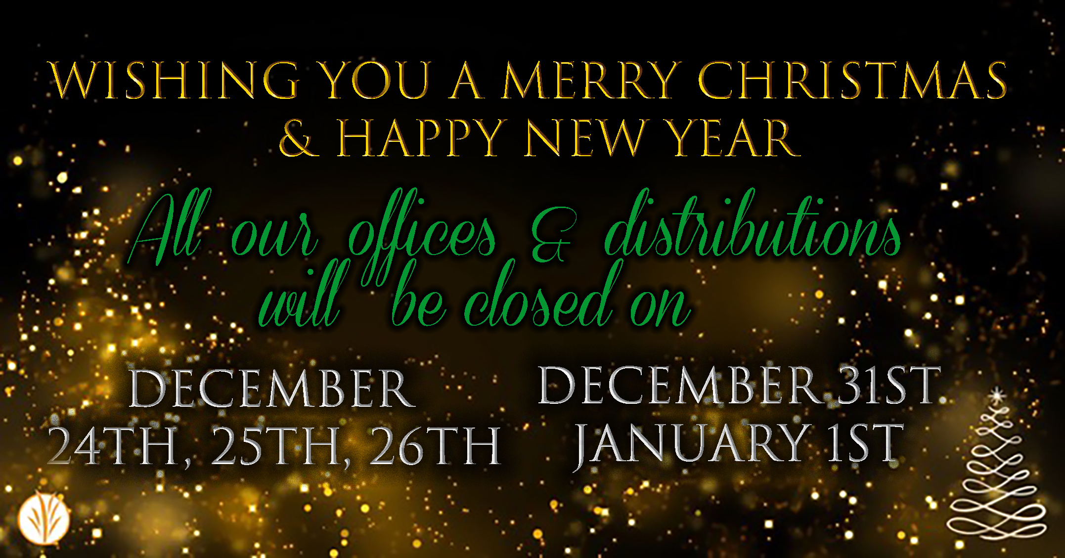 Merry Christmas & A Happy New Year